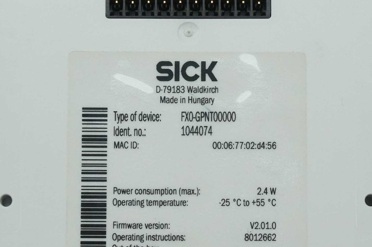 SICK 1044074 FX0-GPNT00000