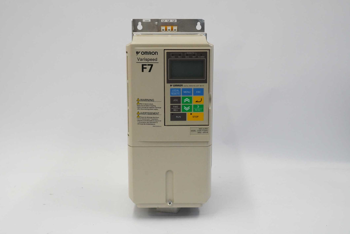 Omron Yaskawa CIMR-F7Z44P0 Varispeed F7 Frequency Inverter (VFD)
