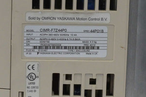 Omron Yaskawa CIMR-F7Z44P0 Varispeed F7 Frequency Inverter (VFD)