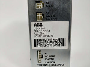 ABB 3HAC12928-1 DSQC604 Power Supply rev 06A