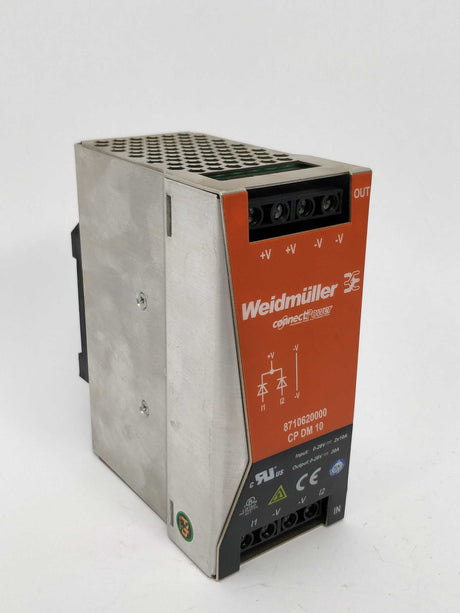 Weidmüller 8710620000 CP DM 10 Power Supply 20A 0-28V DC out