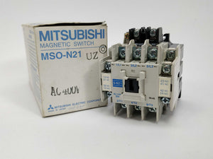 Mitsubishi S-N21 Coil 400V AC, Magnetic Switch MSO-N