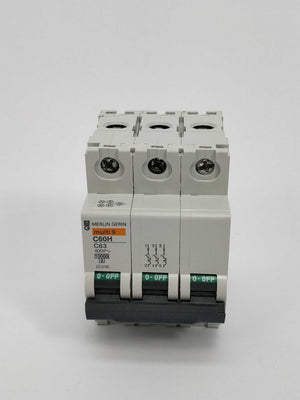 Merlin Gerin 25006 C60H 3P C 63A multi9 circuit breaker