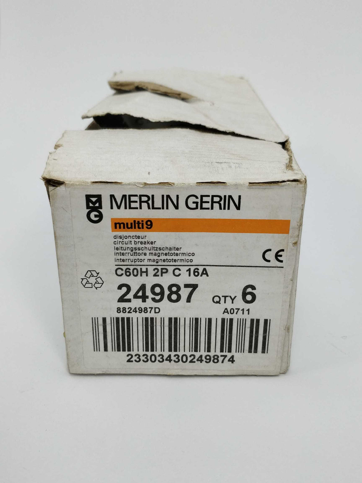 Merlin Gerin C60H 2P C 16A multi9 24987 circuit breaker
