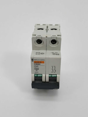 Merlin Gerin C60H 2P C 40A multi9 24991 circuit breaker