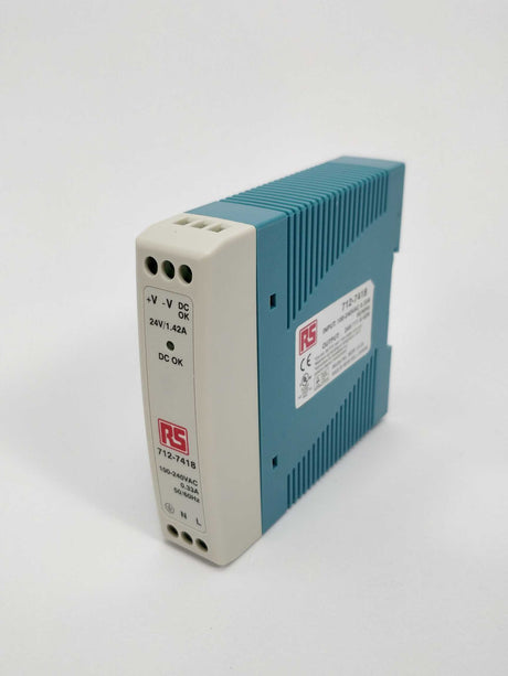 RS Components 712-7418 DC Power Supply 24V 0.42A 10W