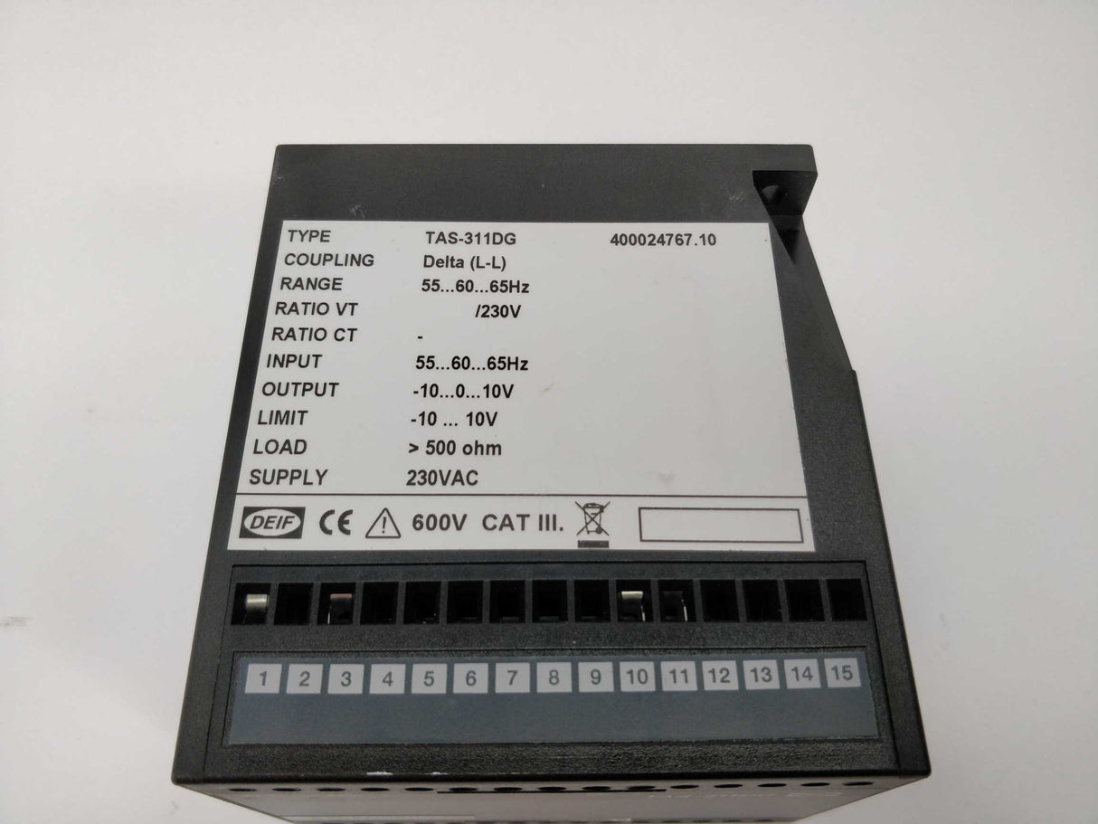 Deif TAS-311DG Measuring transducer for electrical parameters