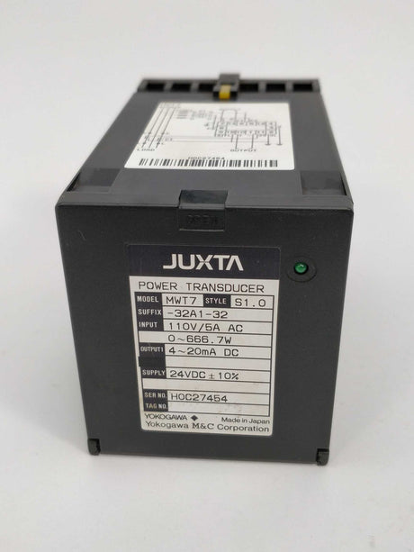 Yokogawa MWT7 Juxta power transducer with 14PFA
