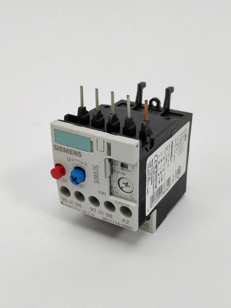 Siemens 3RU1116-0BB0 Overload relay 0.14-0.2A