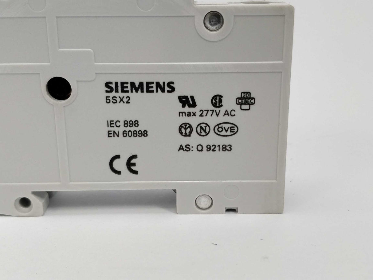 Siemens 5SX2120-7 Circuit breaker 230/400 V, 6kA