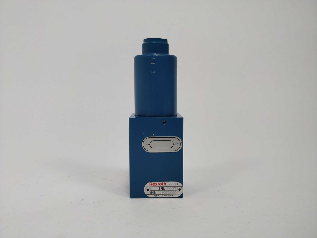 Rexroth 3510020000 7291 FD 14W27 Pneumatic air reservoir