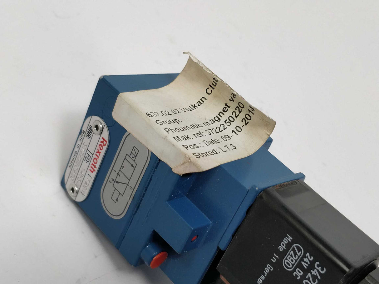 Rexroth 3722250220  7291 FD 14W34 Pneumatic directional valve 3420547022
