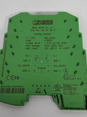 Phoenix Contact 2864406 Signal conditioner 4-20mA Input/Output