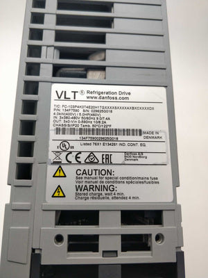 Danfoss 134F7590 VLT Refrigeration Drive 4.0kW