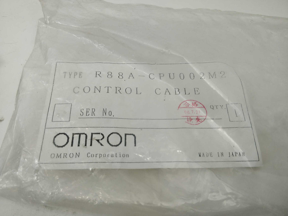 OMRON R88A-CPU002M2 Control Cable