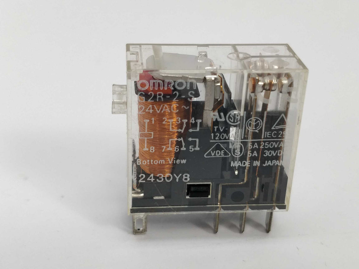 OMRON G2R-2-S Plug-in relay 24VAC 13Pcs
