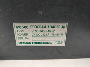 Mecman Engineering IPC Program Loader. 770-500-002 IPC Program Loader 4K