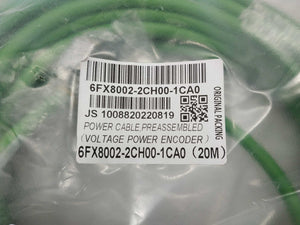 FOR Siemens 6FX8002-2CH00-1CA0 Power Cable, Preassembled, 20M