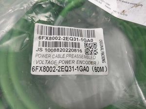 FOR Siemens 6FX8002-2EQ31-1GA0 Power Cable, Preassembled, 60M