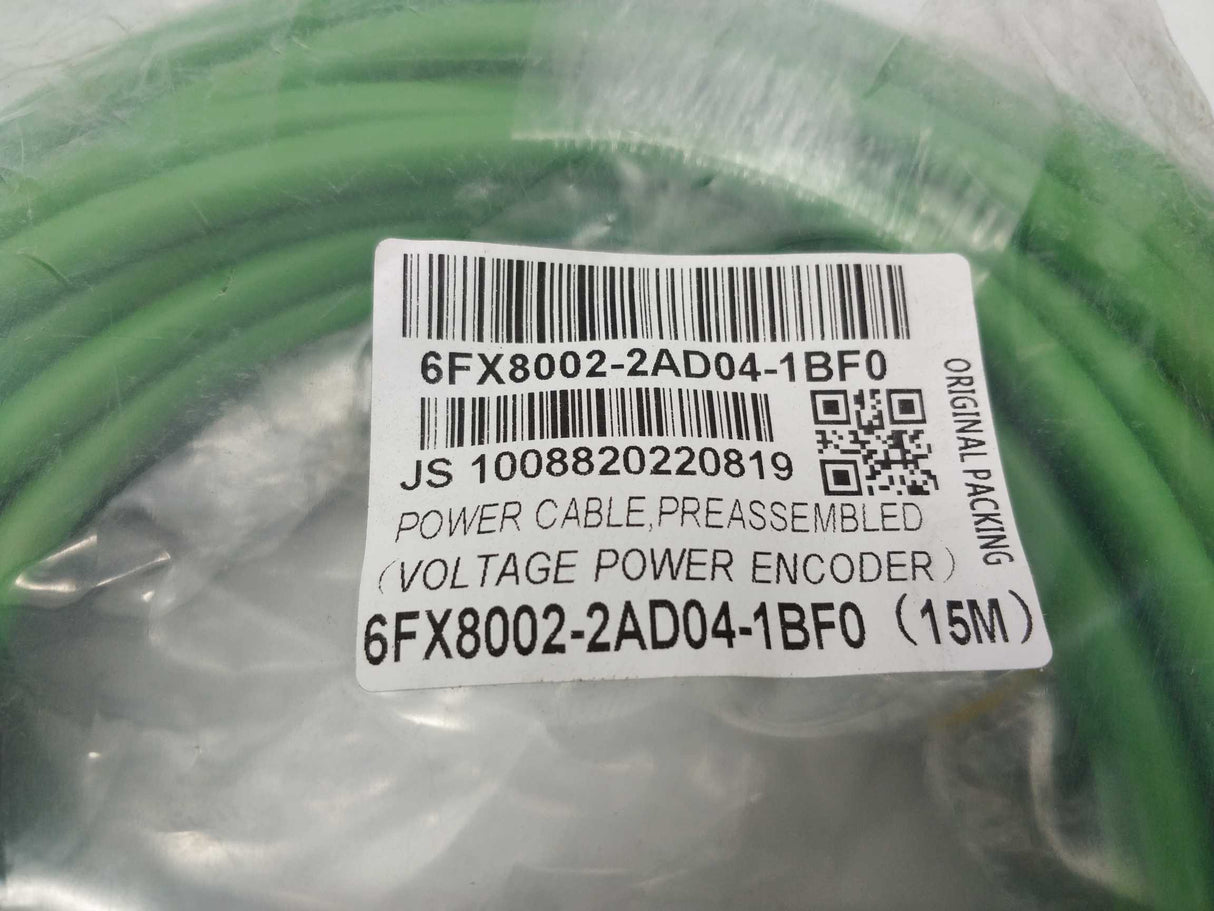 FOR Siemens 6FX8002-2AD04-1BF0 Power cable preassembled, 15M