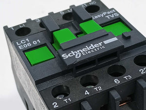 Schneider Electric LC1E0601B5S250 LC1E0601B5 EasyPact Contactor 24VAC Coil