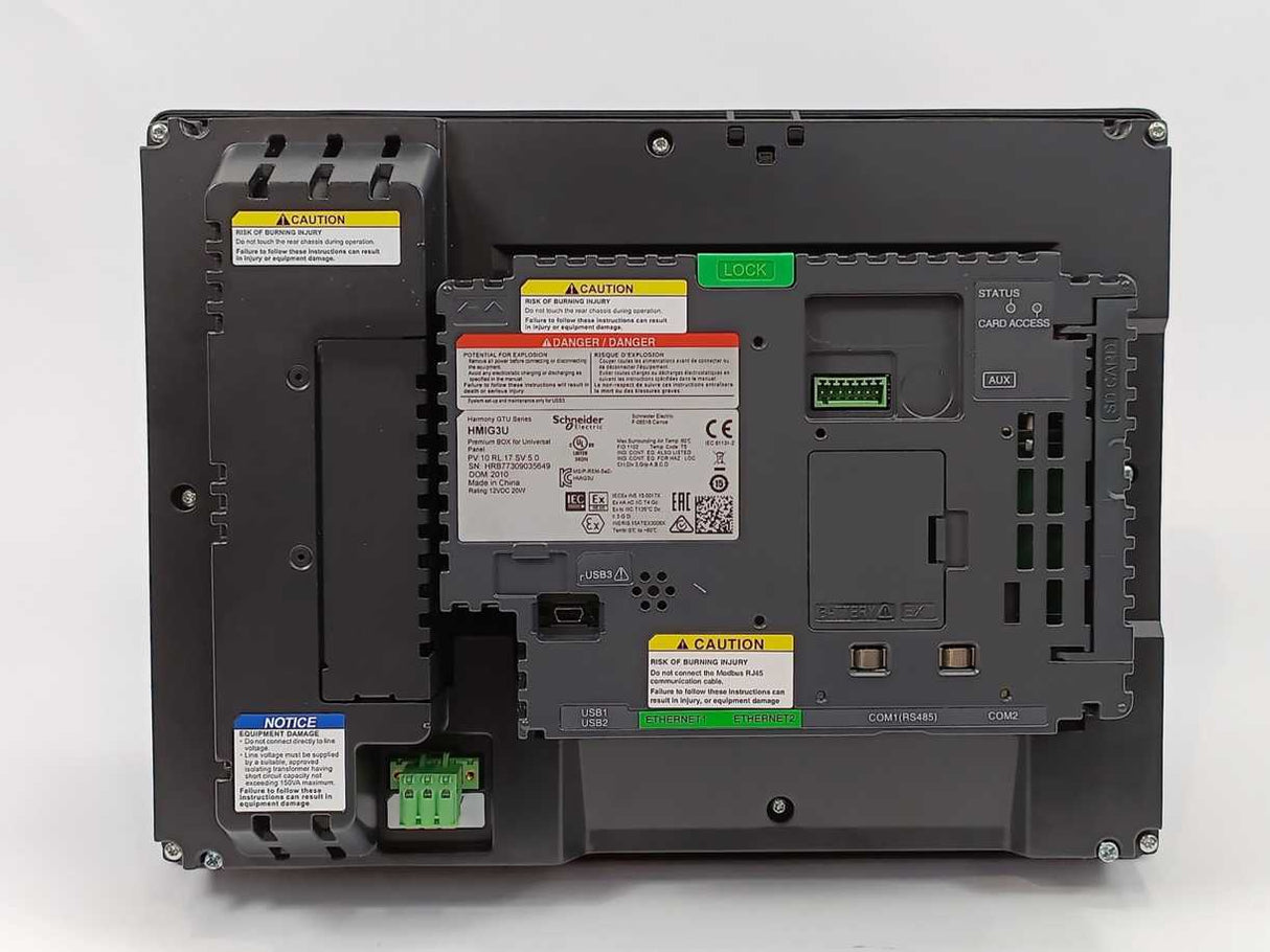 Schneider Electric HMIDT651 12W Touch Advanced Display w/ HMIG3U Base Unit