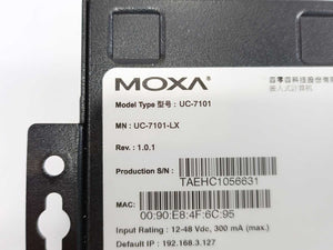 Moxa UC-7101-LX Universal Communicator RS-232/422/485