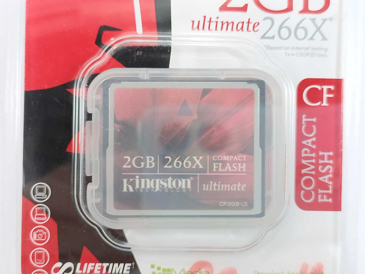 KINGSTON CF/2GB-U2 2GB Ultimate 226X Compact Flash Memory Card