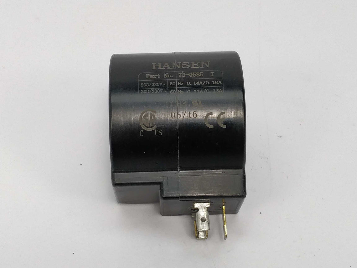 Hansen 70-0585T Solenoid coil 230V