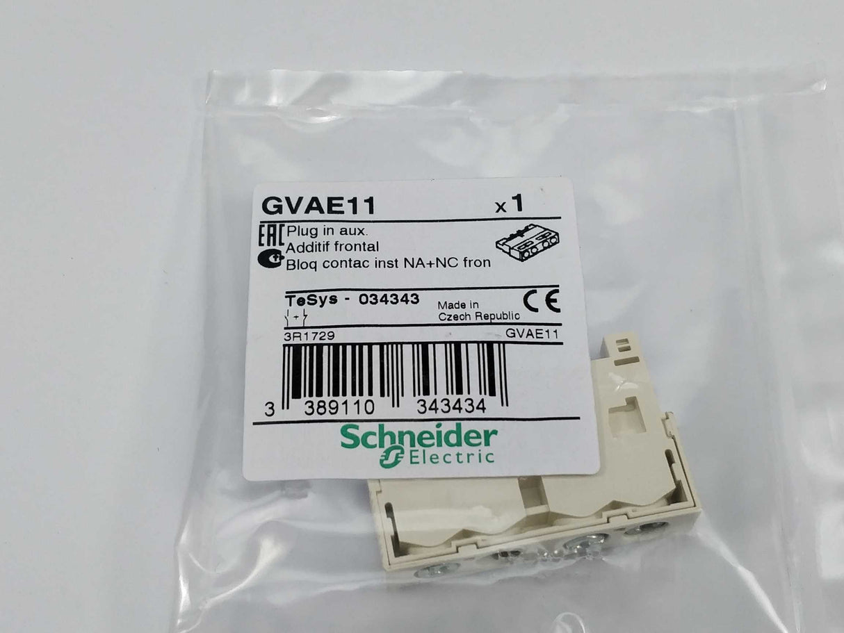 Schneider Electric GVAE11  Auxiliary Switch , 034343. 3PC