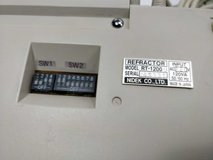 Nidek RT-1200 U Refractor Control Panel - Ophthalmic Equipment