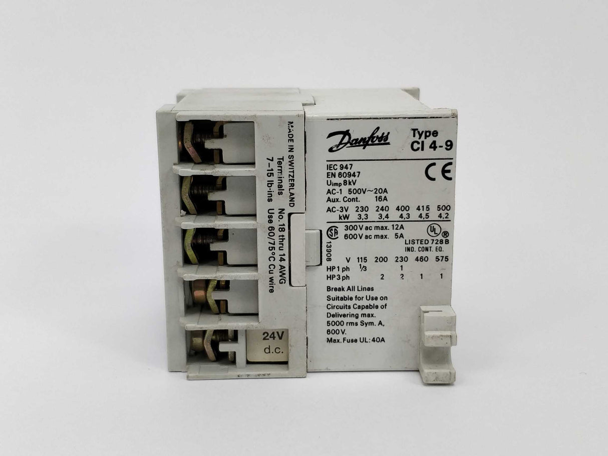 Danfoss CI 4-9-M40 Contactor 500V~20A
