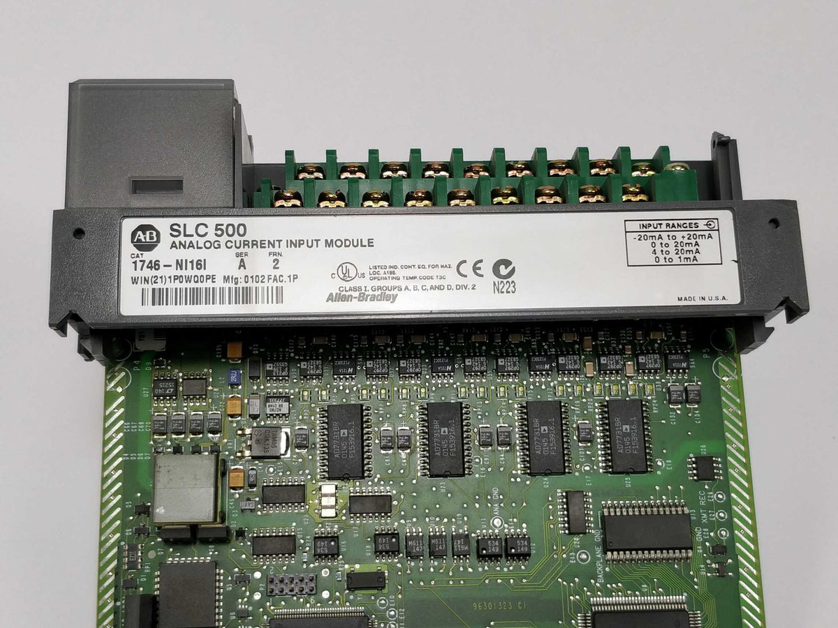 AB 1746-NI16I Analog Input Module; Ser. A; Frn. 02