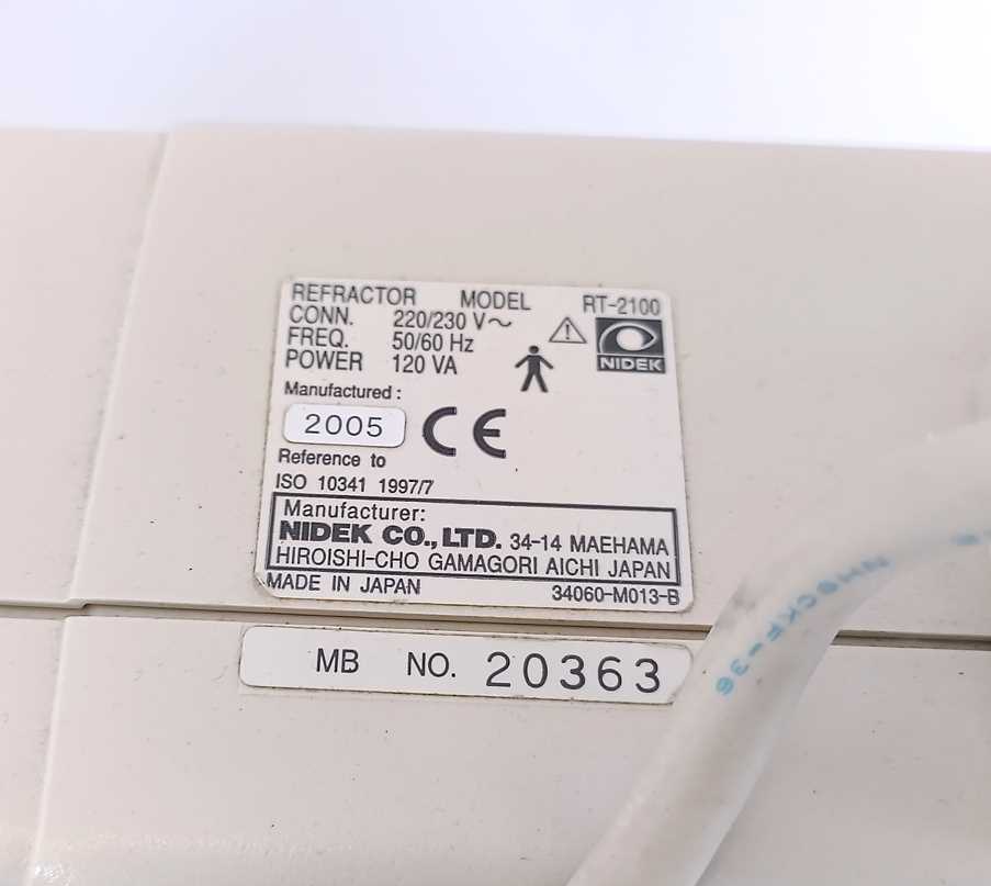 Nidek RT-2100 Ophtalmic Set CP-690, Magnon CP600