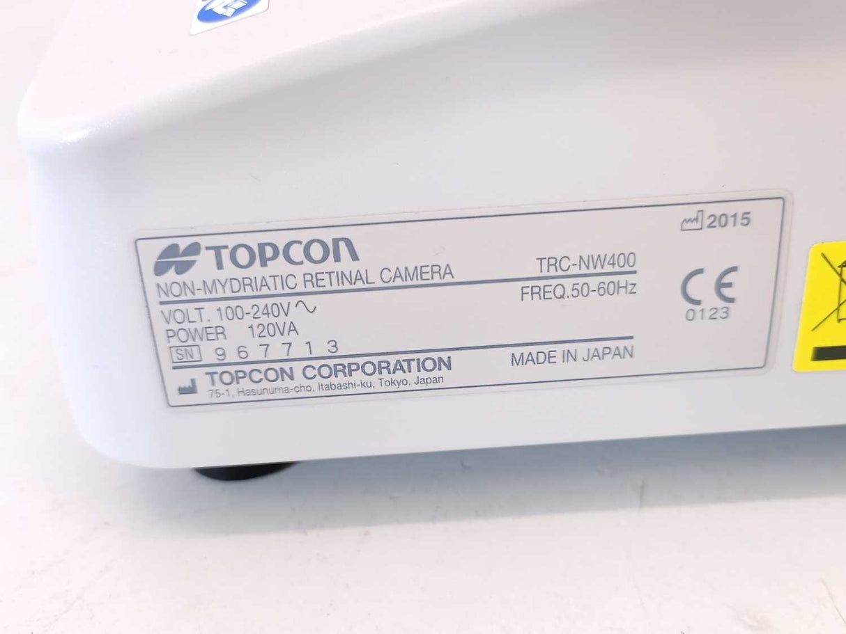 TOPCON TRC-NW400 Non-Mydriatic Retinal Camera
