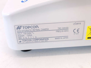 TOPCON TRC-NW400 Non-Mydriatic Retinal Camera