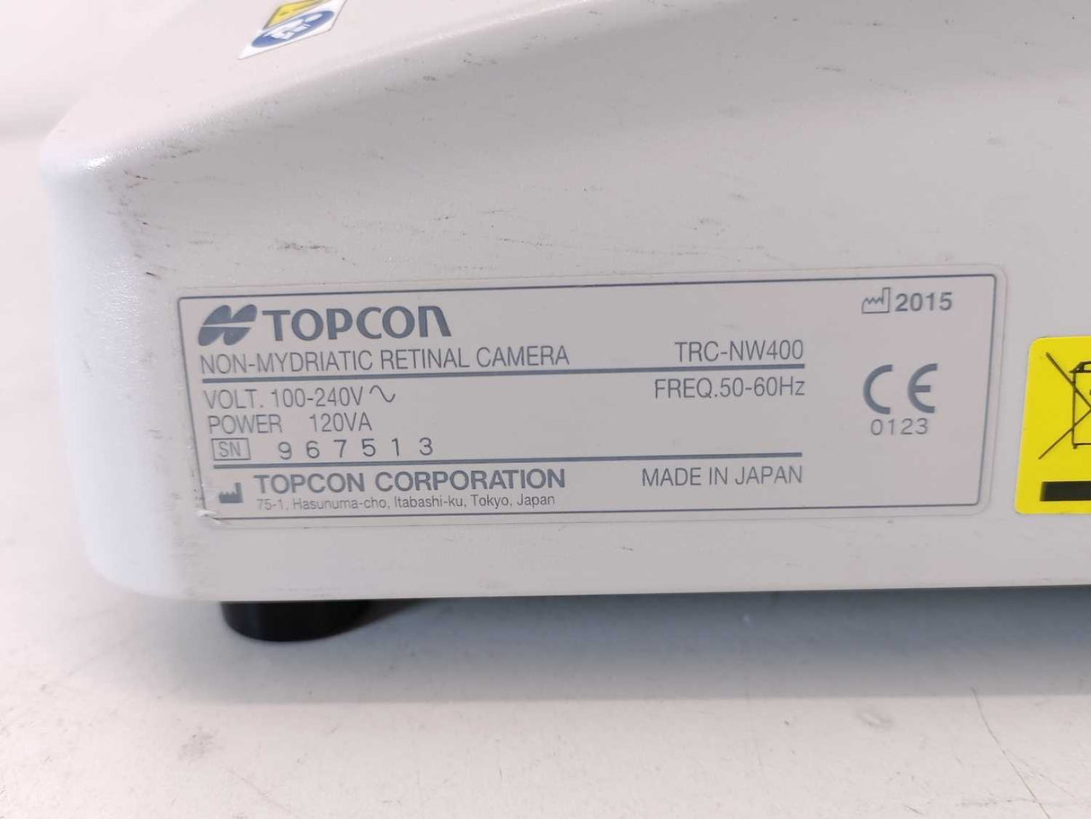 TOPCON TRC-NW400 Non-Mydriatic Retinal Camera