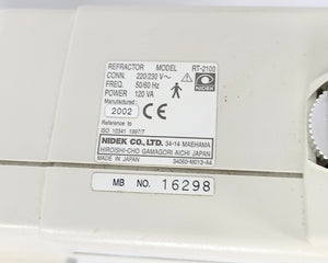 Nidek RT-2100 Ophtalmic Set Refractor