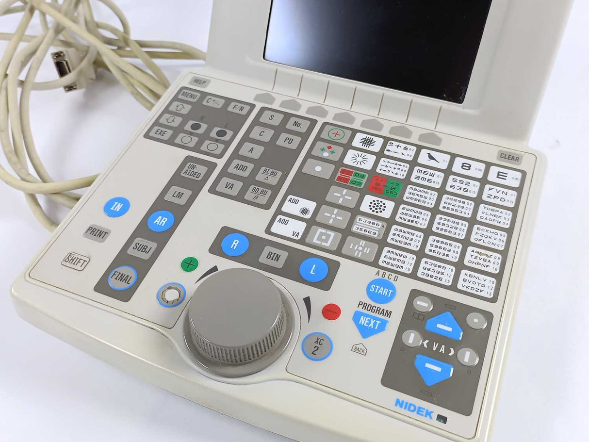 Nidek RT-2100 Refractor w/ Controler; CP-770; Power supply; Printer