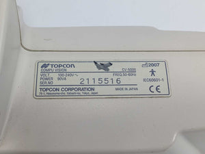 TOPCON CV-5000 Digital refractor - Sold for parts