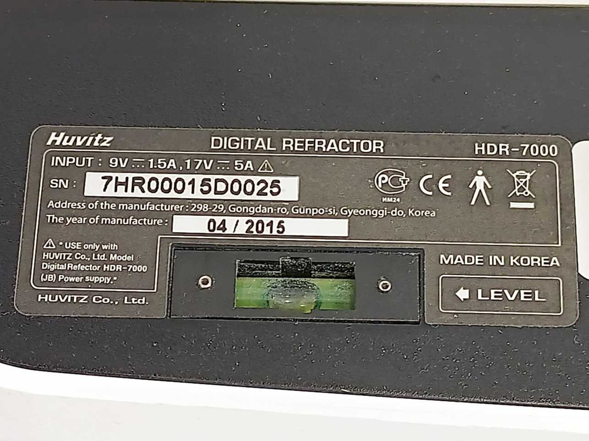 HUVITZ HDR-7000 Digital refractor - untested