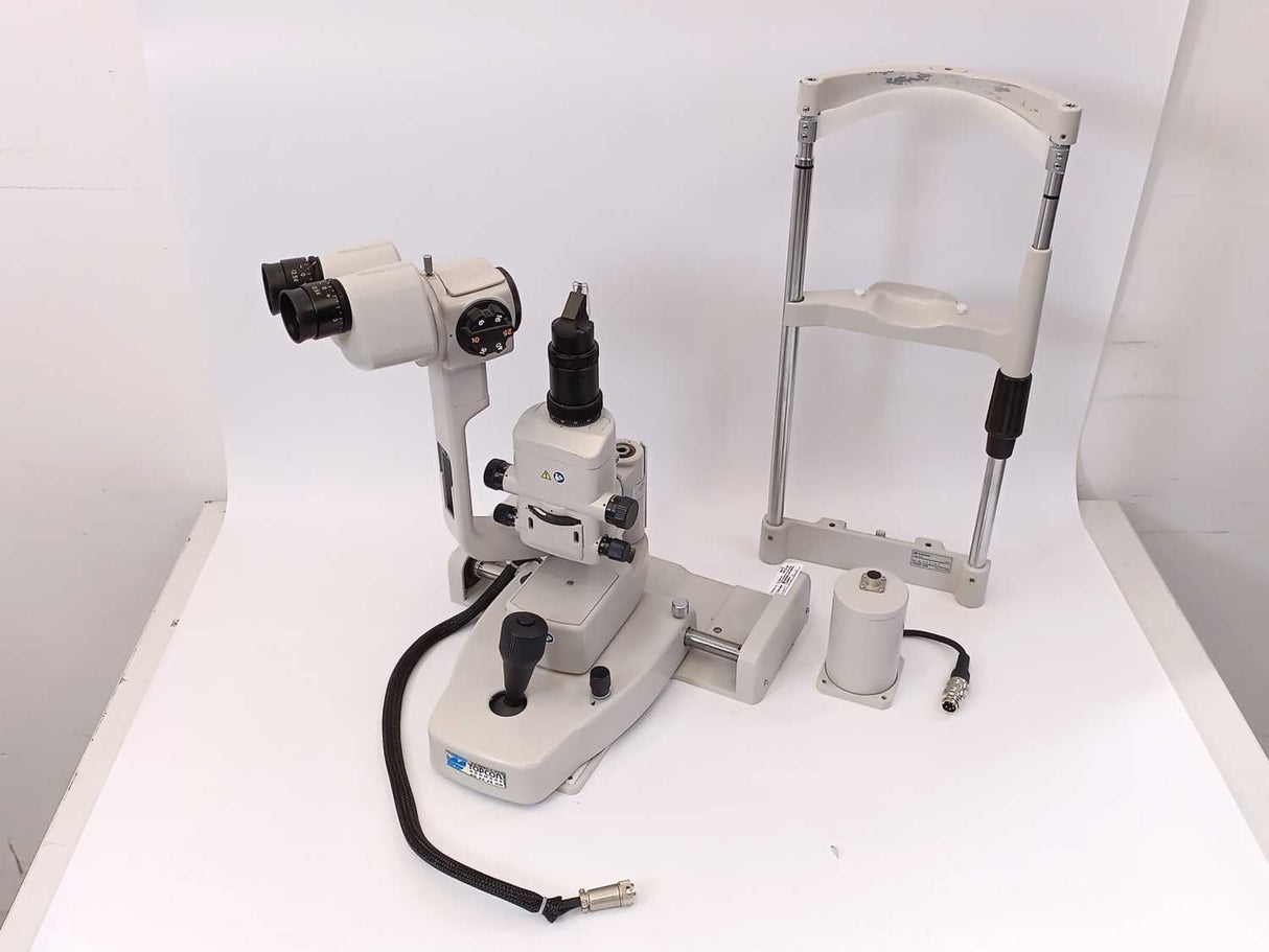 TOPCON SL-D4 Slit Lamp 100-240V w/ CHR-4 Chin Rest