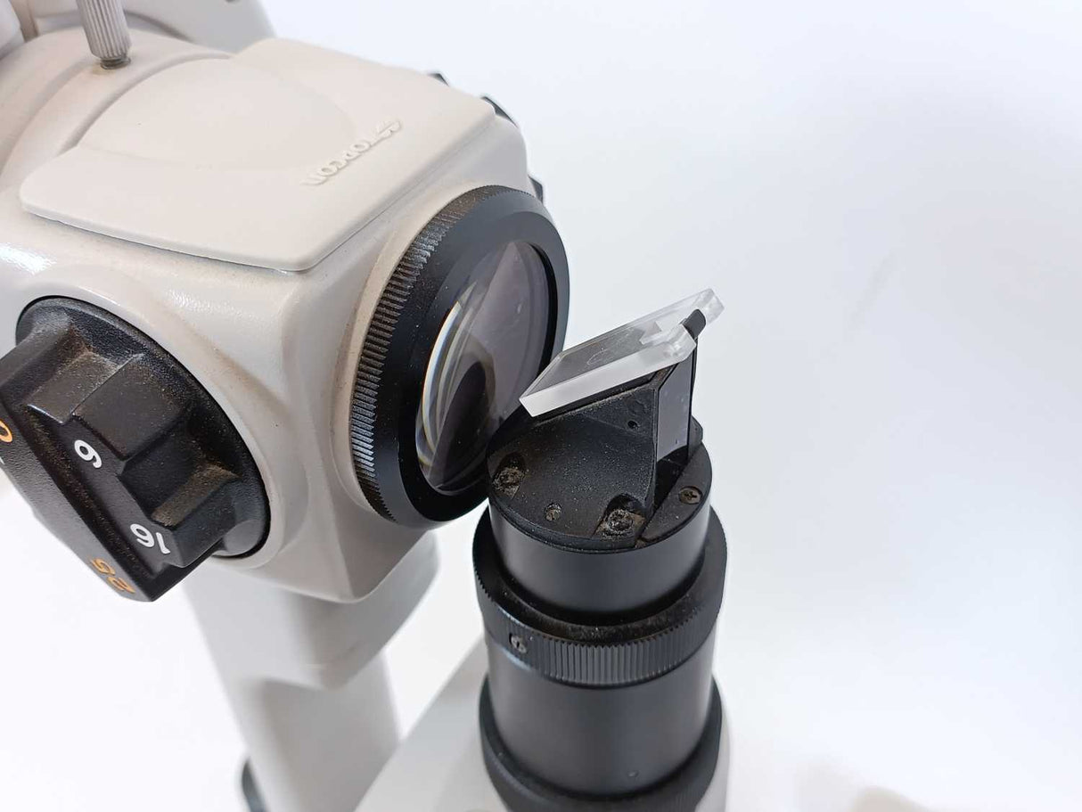 TOPCON SL-D4 Slit Lamp 100-240V w/ CHR-4 Chin Rest