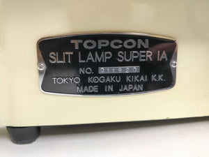 TOPCON SUPER 1A Slit Lamp