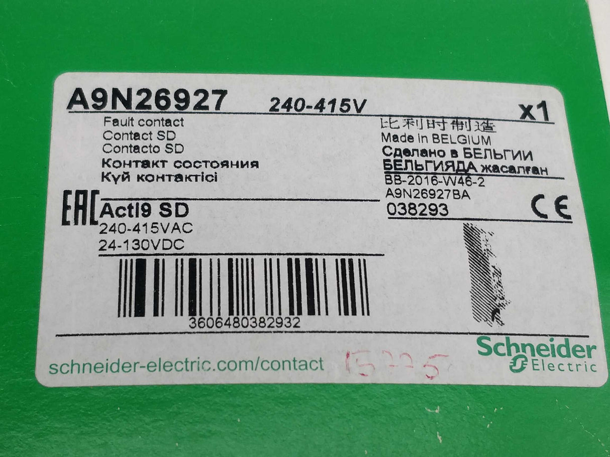 Schneider A9N26927BA Contact