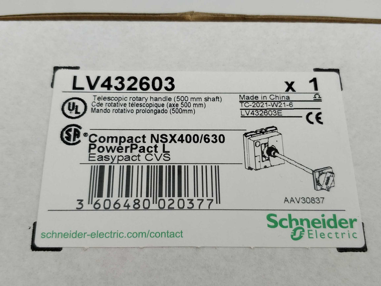 Schneider LV432603 Compact NSX400/630 Powerpact CVS
