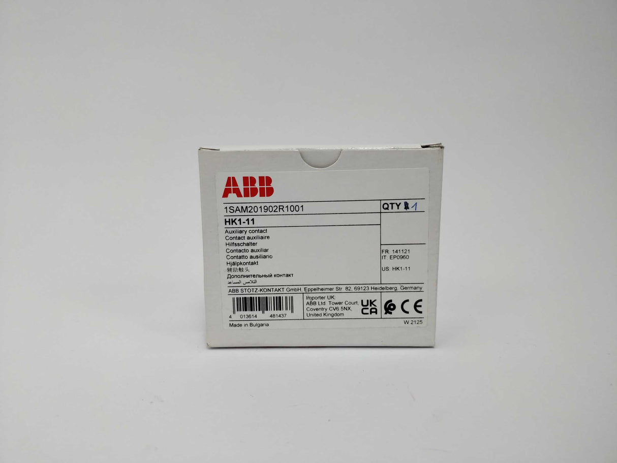ABB 1SAM201902R1001 Auxiliary Contact 1pc