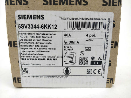 Siemens 5SV3344-6KK12