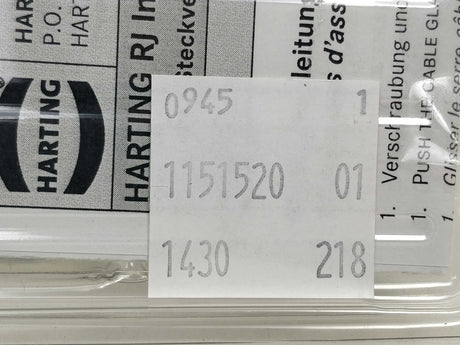 Harting 09451151520 RJ industrial gigalink Cat. 6A