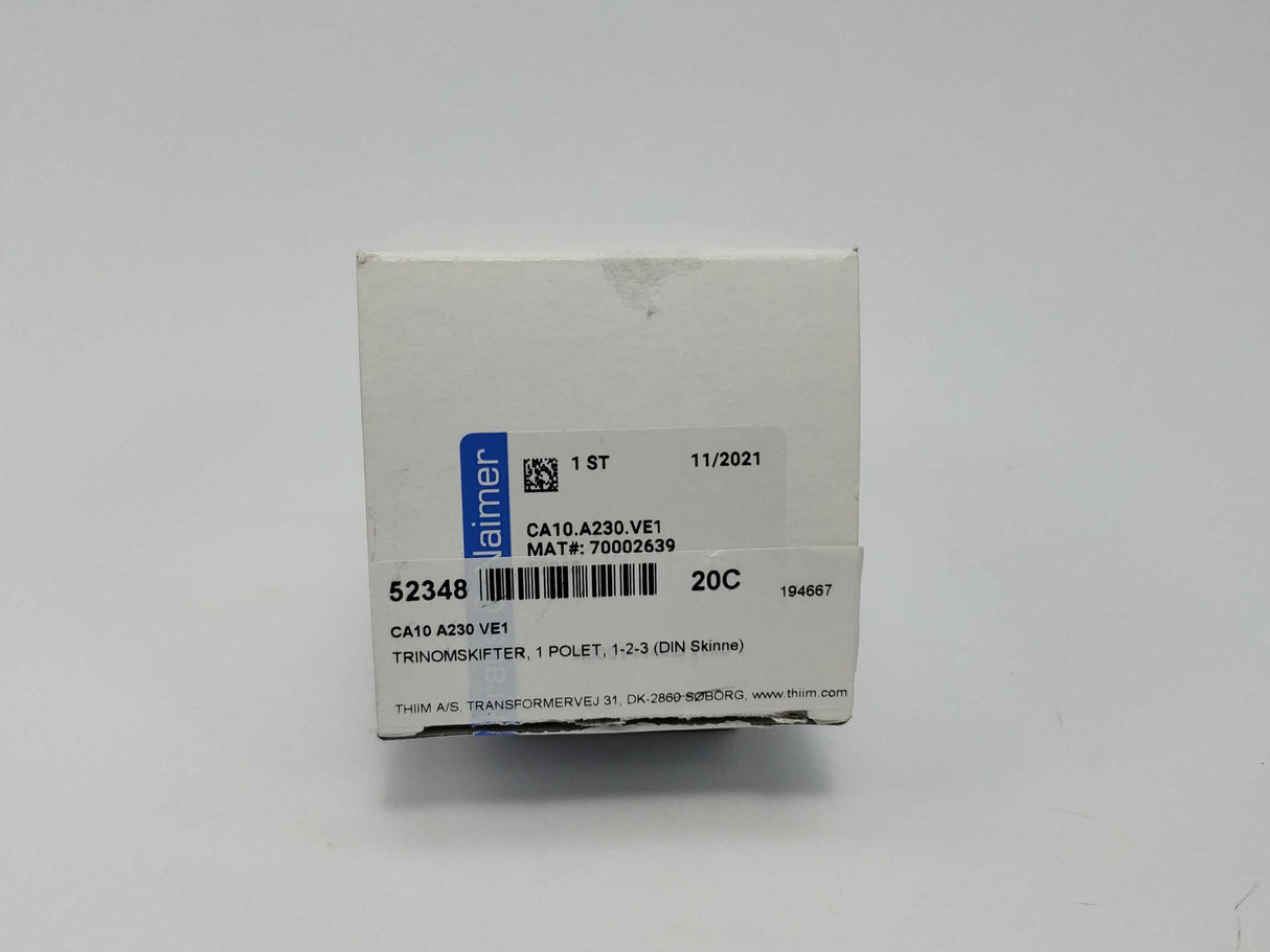 KRAUS & NAIMER CA10A230VE1 CA10 Switch  52348